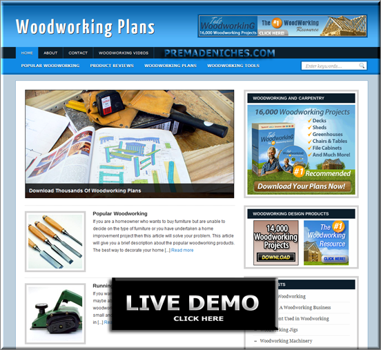 wood working plans ready made site wood working plans premade wordpress site