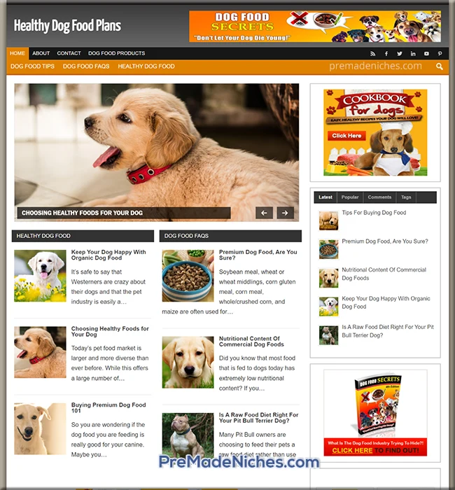 healthy dog food premade blog