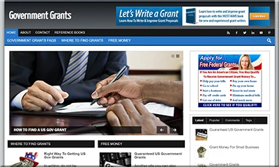 Government Grants Pre Made Blog You Need to Own