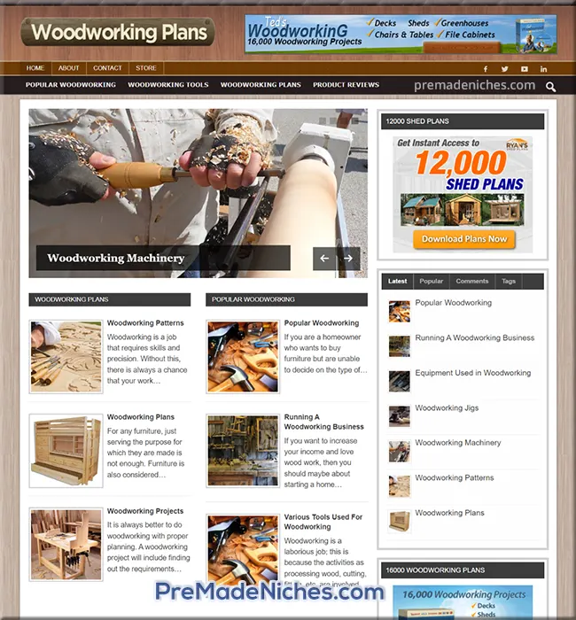 wood working plans pre made blog