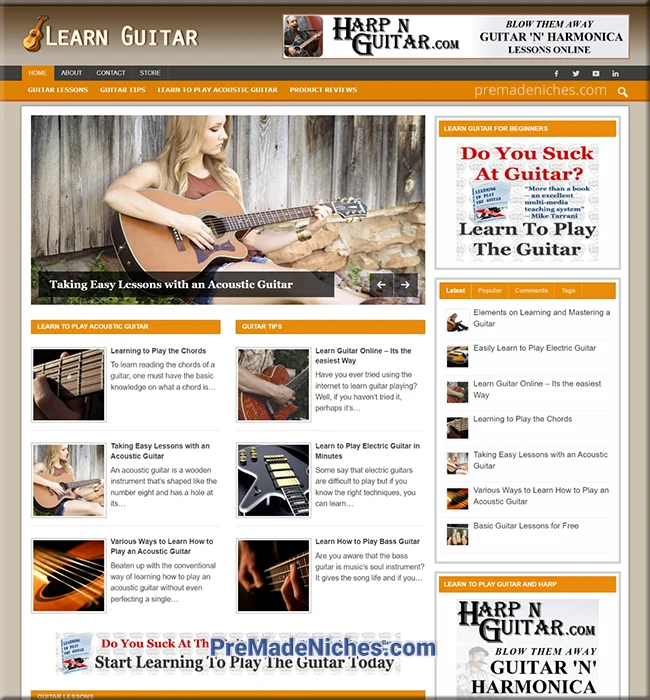 learn guitar ready made blog