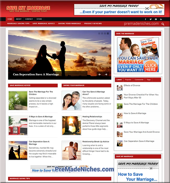 premade save marriage blog