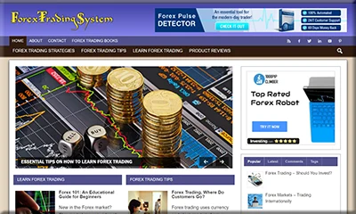 Ready Made Forex Blog with a Professional Design