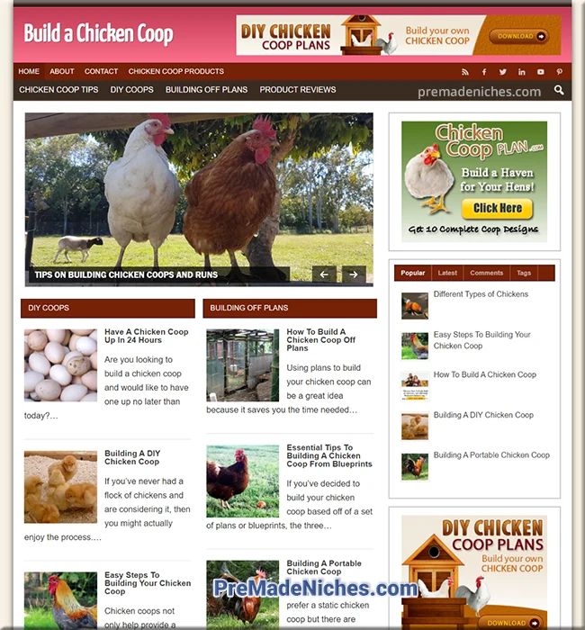 ready made chicken coop blog