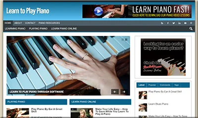 The Best Learn Piano Turnkey Blog with Powerful Theme
