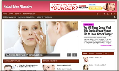Ready Made Botox Alternative Site with Great Content