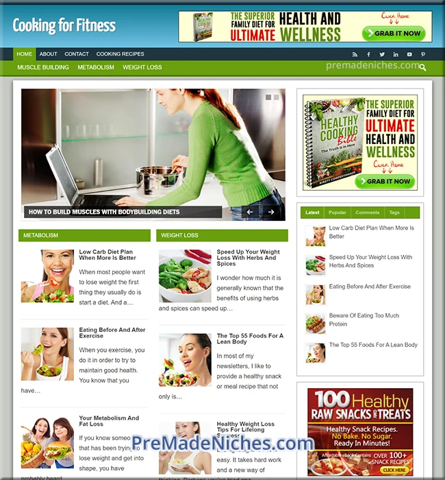 cooking for fitness premade blog