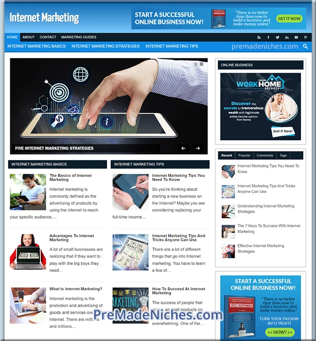 internet marketing instant blog