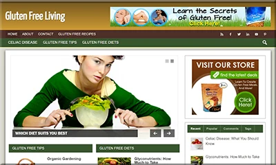 Gluten Free Turnkey Website with a High Quality Theme