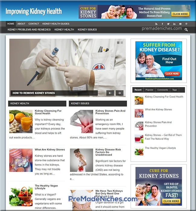 ready made kidney health blog