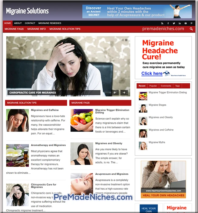 premade migraine solution site