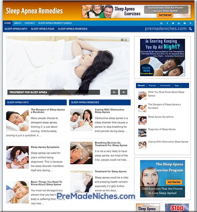 pre made sleep apnea blog