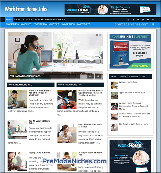 work from home jobs blog