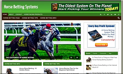 The Best Horse Racing Premade Site with Great Content