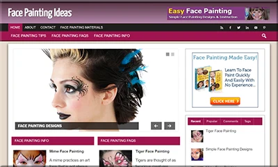 Face Painting Ready Made Blog with a Unique Offer