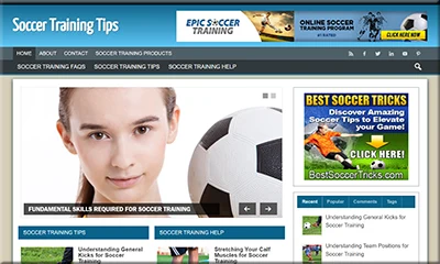 Pre Made Soccer Training Site You Need to Download