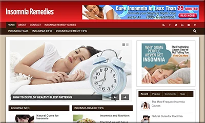 Ready Made Insomnia Website with a Special Offer