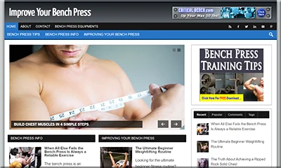 Improve Bench Press Premade Blog with Epic Discount