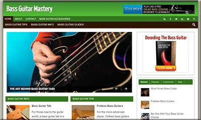 Ready Made Bass Guitar Blog with a Special Design