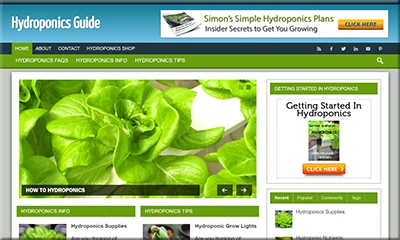 Ready Made Hydroponics Website – a Powerful Package