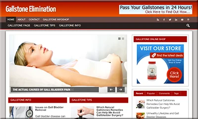 Ready Made Gallstone Website at a Reduced Price