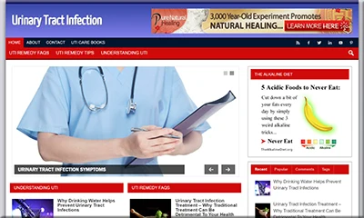 Premade Urinary Tract Infection Blog for Easy Install