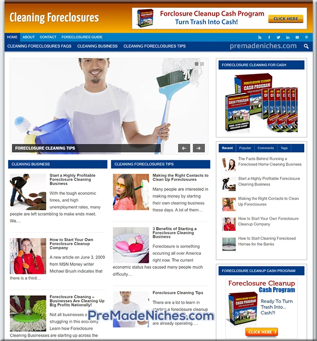 premade cleaning foreclosures blog