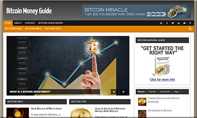 Done for You Bitcoin Blog with a Beautiful Theme