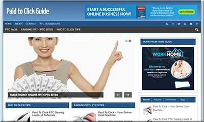 Ready Made Paid Click Blog with a Wonderful Theme