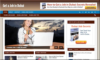 The Best Dubai Jobs Turnkey Site with Unique Theme