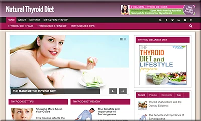 Ready Made Thyroid Diet Blog for Instant Download