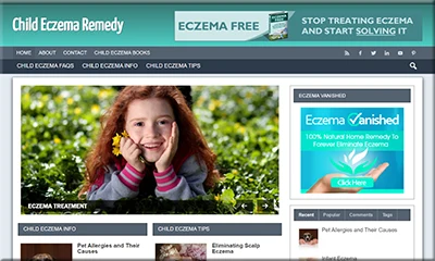 Get Ready Made Child Eczema Site at a Special Price