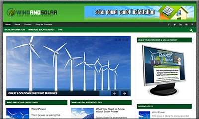 High Quality Pre Made Wind and Solar Blog – Easy Use