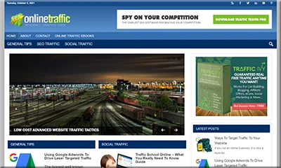 Ready Made Online Traffic Blog with the Best Content