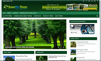 Ready Made Trees Niche Blog for Instant Download