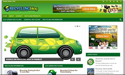 Ready Made Recycling Blog with a Complete Package
