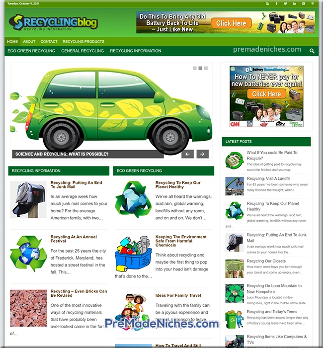 ready made recycling blog