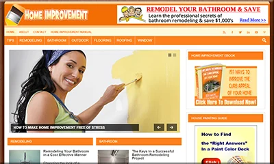 Premade Home Improvement Website with an Exclusive Gift