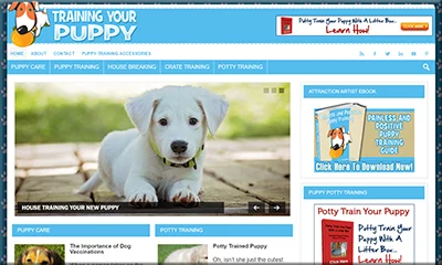 Ready Made Puppy Training Blog with an Extra eBook