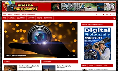 Pre Made Digital Photography Site with an eBook Gift