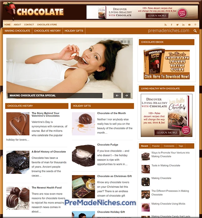 ready made chocolate blog