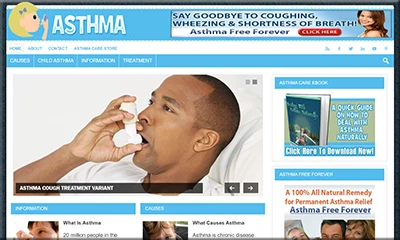 High Quality Ready Made Asthma Blog with Freebie