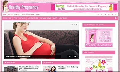 Ready Made Pregnancy Blog with a Quality eBook