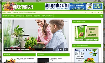 Ready Made Vegetable Blog with Valuable Content