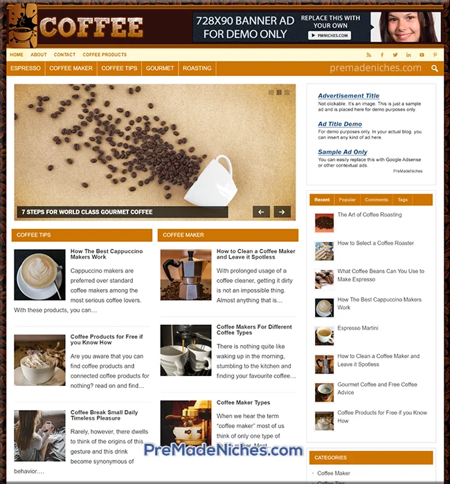 done for you coffee blog