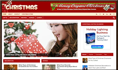 Ready Made Christmas Website – Easy to Install