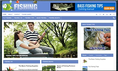 Ready Made Fishing Blog with High Quality Content