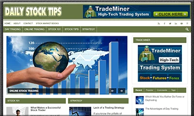 Stock Market Ready Made Blog with a Beautiful Design