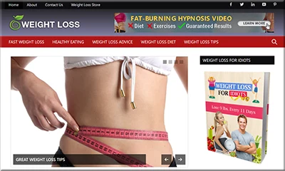 The Best Weight Loss Affiliate Website with Content