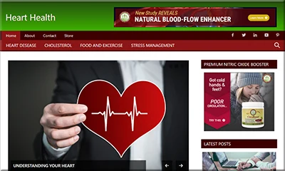 Heart Health Ready-made Blog with the Best Content